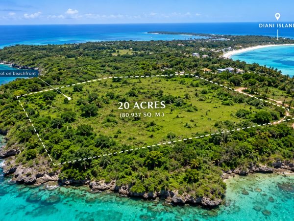 20 Acres Land for Sale in Funzi Island